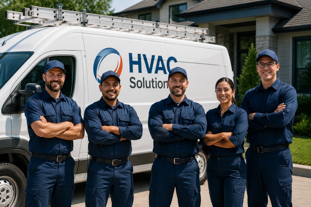 Our team at work